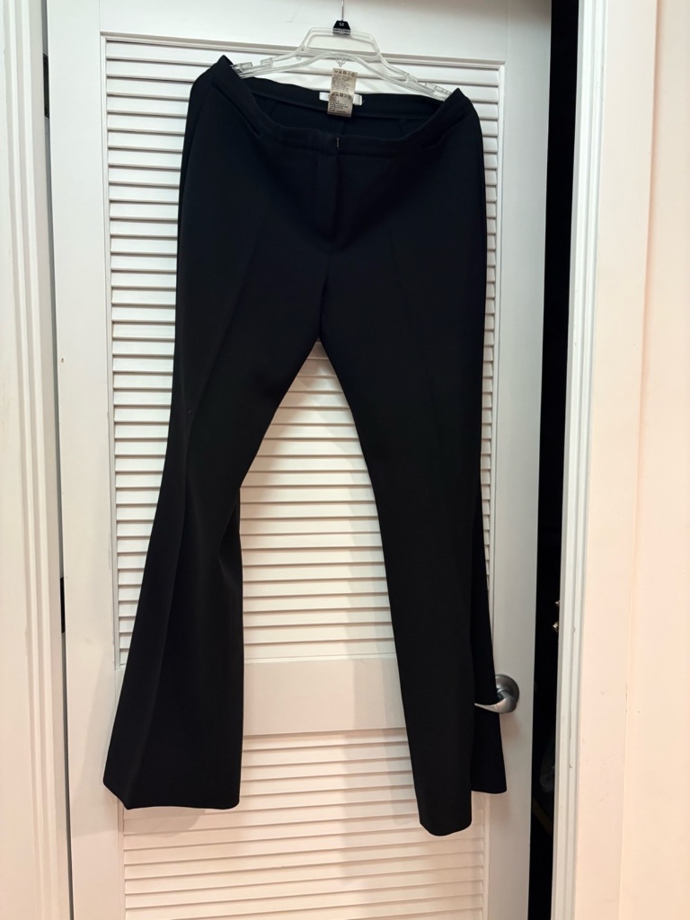 MaxMara Black Flare-Leg Trousers